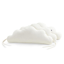 Набор бортиков на кроватку Happy Baby, молочный, 3 шт.