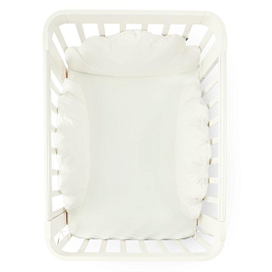 Набор бортиков на кроватку Happy Baby, молочный, 3 шт.