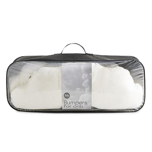 Набор бортиков на кроватку Happy Baby, молочный, 3 шт.