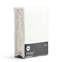 Простыня на резинке Happy Baby, молочная, 2 шт., 100 x 70 см