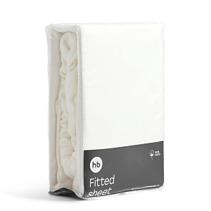 Простыня на резинке Happy Baby, молочная, 2 шт., 100 x 70 см