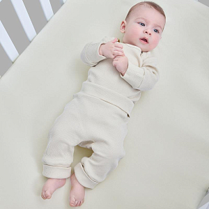 Простыня на резинке Happy Baby, молочная, 2 шт., 100 x 70 см