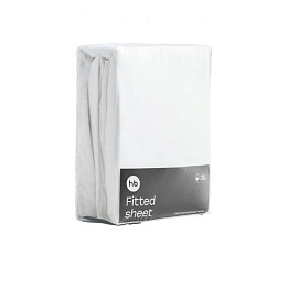 Простыня на резинке Happy Baby, белая, 2 шт., 140 x 70 см