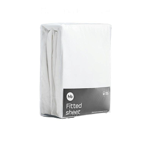 Простыня на резинке Happy Baby, белая, 2 шт., 140 x 70 см