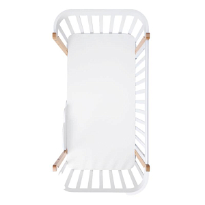 Простыня на резинке Happy Baby, белая, 2 шт., 140 x 70 см