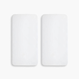 Простыня на резинке Happy Baby, белая, 2 шт., 140 x 70 см