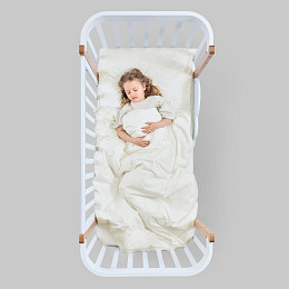 Набор Happy Baby, одеяло и пододеяльник, молочный