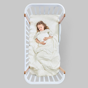 Набор Happy Baby, одеяло и пододеяльник, молочный