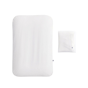 Подушка-кокон для новорожденного Happy Baby, со сменным чехлом, белая