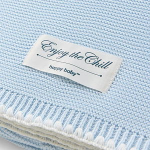 Плед детский Happy Baby, светло-голубой