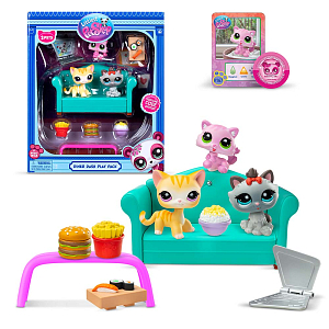 Игровой набор LITTLEST PET SHOP "Обед с друзьями", с аксессуарами