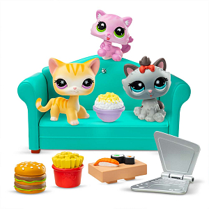 Игровой набор LITTLEST PET SHOP "Обед с друзьями", с аксессуарами