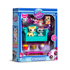 Игровой набор LITTLEST PET SHOP "Обед с друзьями", с аксессуарами