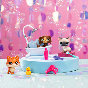 Игровой набор LITTLEST PET SHOP "Груминг спа", с аксессуарами
