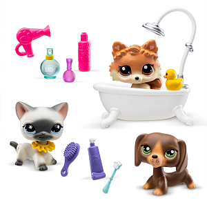 Игровой набор LITTLEST PET SHOP "Груминг спа", с аксессуарами