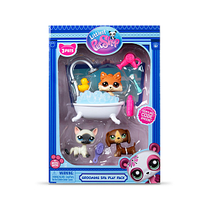 Игровой набор LITTLEST PET SHOP "Груминг спа", с аксессуарами