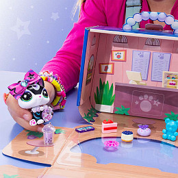 Игровой набор LITTLEST PET SHOP "Стиль", сиамская кошка, с аксессуарами