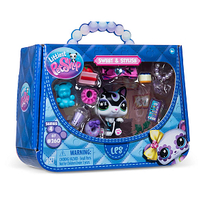 Игровой набор LITTLEST PET SHOP "Стиль", сиамская кошка, с аксессуарами