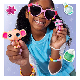 Игровой набор LITTLEST PET SHOP "Пара друзей", СПА у слона, слон и обезьяна