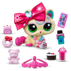 Игровой набор LITTLEST PET SHOP "Стиль", кошка Рэгдолл, фигурка животного с аксессуарами