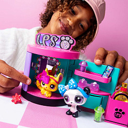 Большой игровой набор LITTLEST PET SHOP "Сюжет", Станция стиля, панда, шиншилла, енот
