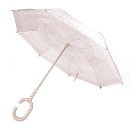 Зонт Mrs. Ertha "Bouquet Silhouette", цветочный эскиз