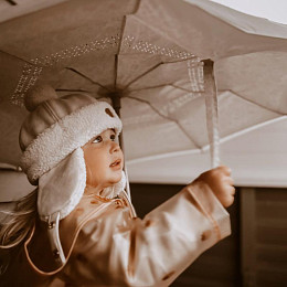 Зонт Mrs. Ertha "Bouquet Silhouette", цветочный эскиз