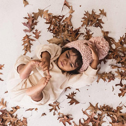 Шапка-бини Mrs. Ertha "Blush", пудровая