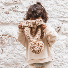 Шапка-бини Mrs. Ertha "Peanut", ореховая