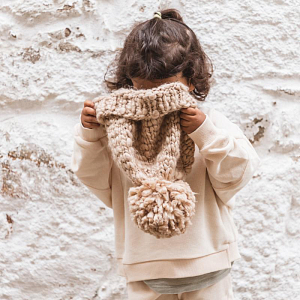 Шапка-бини Mrs. Ertha "Peanut", ореховая