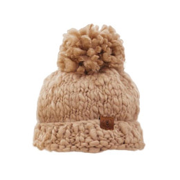 Шапка-бини Mrs. Ertha "Peanut", ореховая