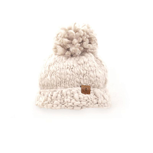 Шапка-бини Mrs. Ertha "Vanilla", ванильная