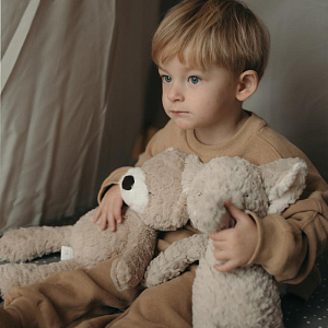 Мягкая игрушка Mrs. Ertha "Мишка Teddy Mr. Pyxie", кремовая, 31 см