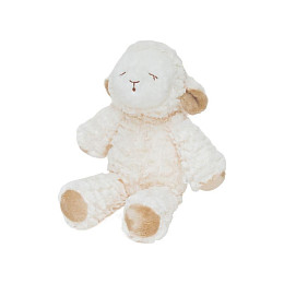 Мягкая игрушка Mrs. Ertha "Овечка Mrs. Polly", кремовая, 31 см