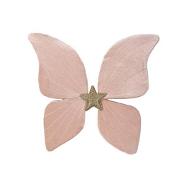 Крылья бабочки бархатные Mrs. Ertha "Pink Butterfly", розовые, 3-6 лет