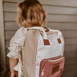 Рюкзак Mrs. Ertha "Bouquet Silhouette", цветочный эскиз, большой, водонепроницаемый