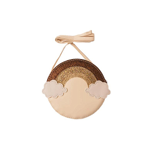 Сумка Mrs. Ertha "Rainbow", ванильная с золотым