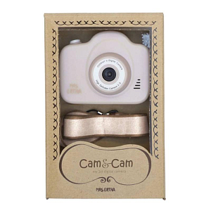 Цифровая камера Mrs. Ertha "Cam Cam Bouquet Silhouette", цветочный эскиз с пудровым