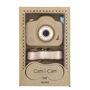 Цифровая камера Mrs. Ertha "Cam Cam Bouquet Silhouette", цветочный эскиз с ореховым