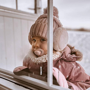 Наушники плюшевые Mrs. Ertha "Blush", розовые