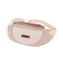 Сумка поясная Mrs. Ertha "Bouquet Silhouette", цветочный эскиз