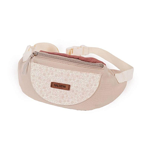 Сумка поясная Mrs. Ertha "Bouquet Silhouette", цветочный эскиз