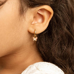 Шарм-подвеска в виде бабочки Mrs. Ertha "Baby Butterfly", 2 шт