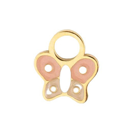 Шарм-подвеска в виде бабочки Mrs. Ertha "Baby Butterfly", 1 шт