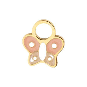 Шарм-подвеска в виде бабочки Mrs. Ertha "Baby Butterfly", 1 шт