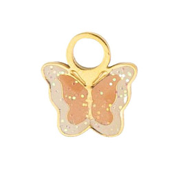 Шарм-подвеска в виде бабочки Mrs. Ertha "Glitter Butterfly", 1 шт