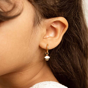 Шарм-подвеска в виде маффина Mrs. Ertha "Love Muffin", 1 шт