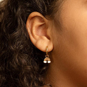 Шарм-подвеска в виде радуги Mrs. Ertha "Rainbow Dreams", 2 шт