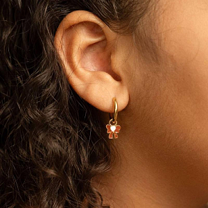 Шарм-подвеска в виде банта Mrs. Ertha "Tied Love", 2 шт