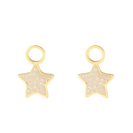 Шарм-подвеска в виде звезды Mrs. Ertha "Twinkle Star", 2 шт